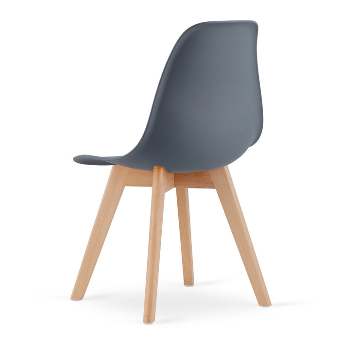 Sedia VALORA KITO - Design ergonomico ardesia scura x 2