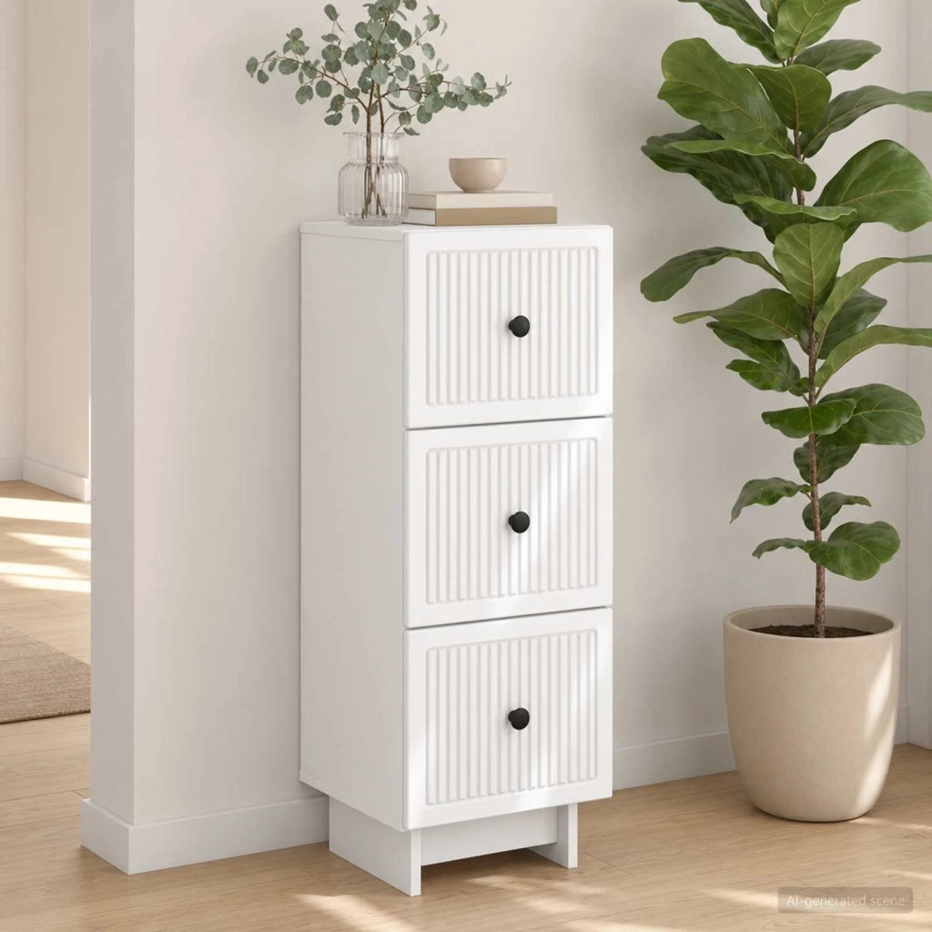 Mobile con Cassetti Bianco 33 x 34,5 x 90 cm 893925