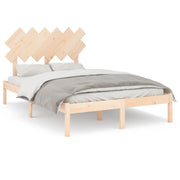 Letto matrimoniale | Letto per adulti | Giroletto 135x190 cm Double in legno Massello