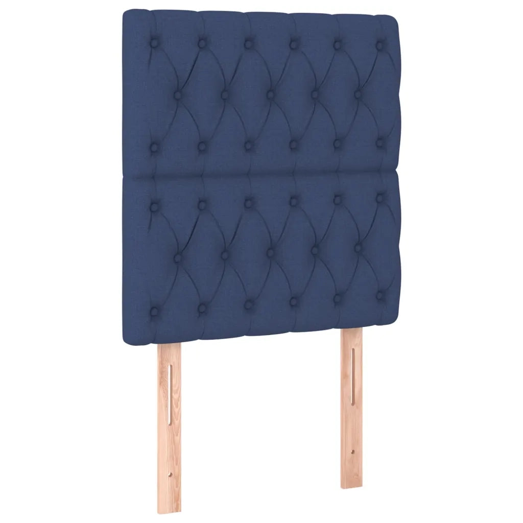 Giroletto a Molle con Materasso Blu 80x200 cm inTessuto