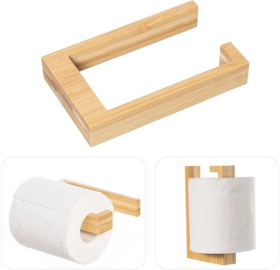 Supporto per carta igienica in legno | Supporto per carta igienica senza perforazione | Supporto per carta igienica | Supporto per carta igienica | Supporto per carta igienica
