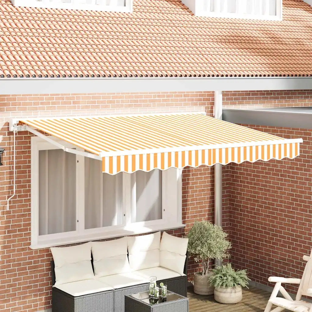 Telo di ricambio per tenda da sole Giallo e Bianco 3 x 2 m 42000401