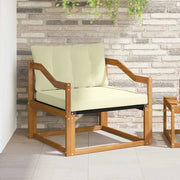 Set di divani da esterno-Sofa da giardino Legno di Acacia Massello e Textilene 673086