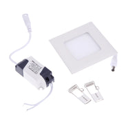 Faretto Led 3 Watt Pannello Incasso quadrato 180LM Luce naturale 4000k - Tech-It