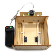 Kit di costruzione di porta educativa in legno - Materiale sicuro - Giocattolo creativo - Montaggio - Sviluppo di abilità manuali - Geometria base