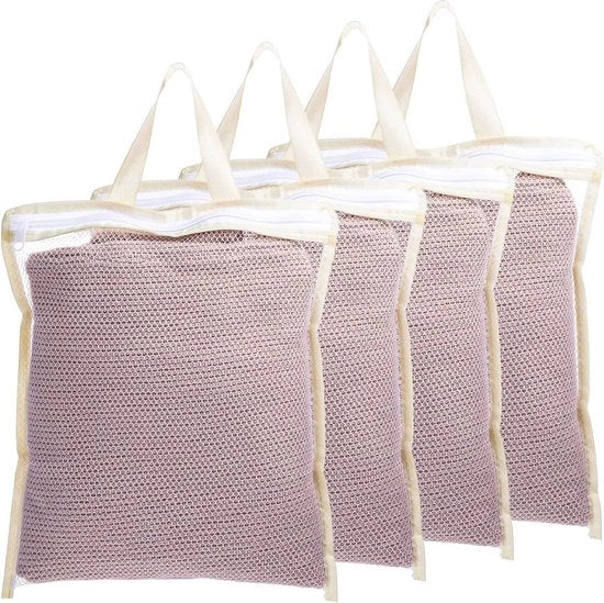 Set di 4 Piccole Asciugamini per Abbigliamento Delicato - Asciugamini Duraturi per Sotto Abito, Calze e Abbigliamento Bambino - Ideali per Lavatrice e Viaggi (30 x 25 cm)