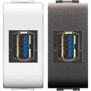 PRESA STANDARD USB Grigio - EC ELETTROCANALI