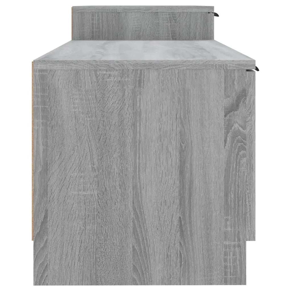 Mobile TV Grigio Sonoma 158,5x36x45 cm in Legno Multistrato 817124