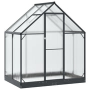 Serra da Giardino con porta Antracite 183,5 x 123 x 207 cm CFW1458633