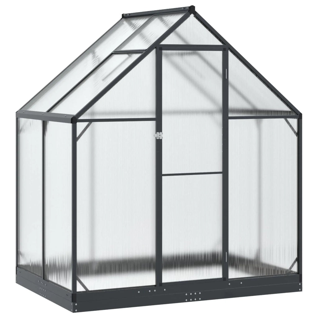 Serra da Giardino con porta Antracite 183,5 x 123 x 207 cm CFW1458633
