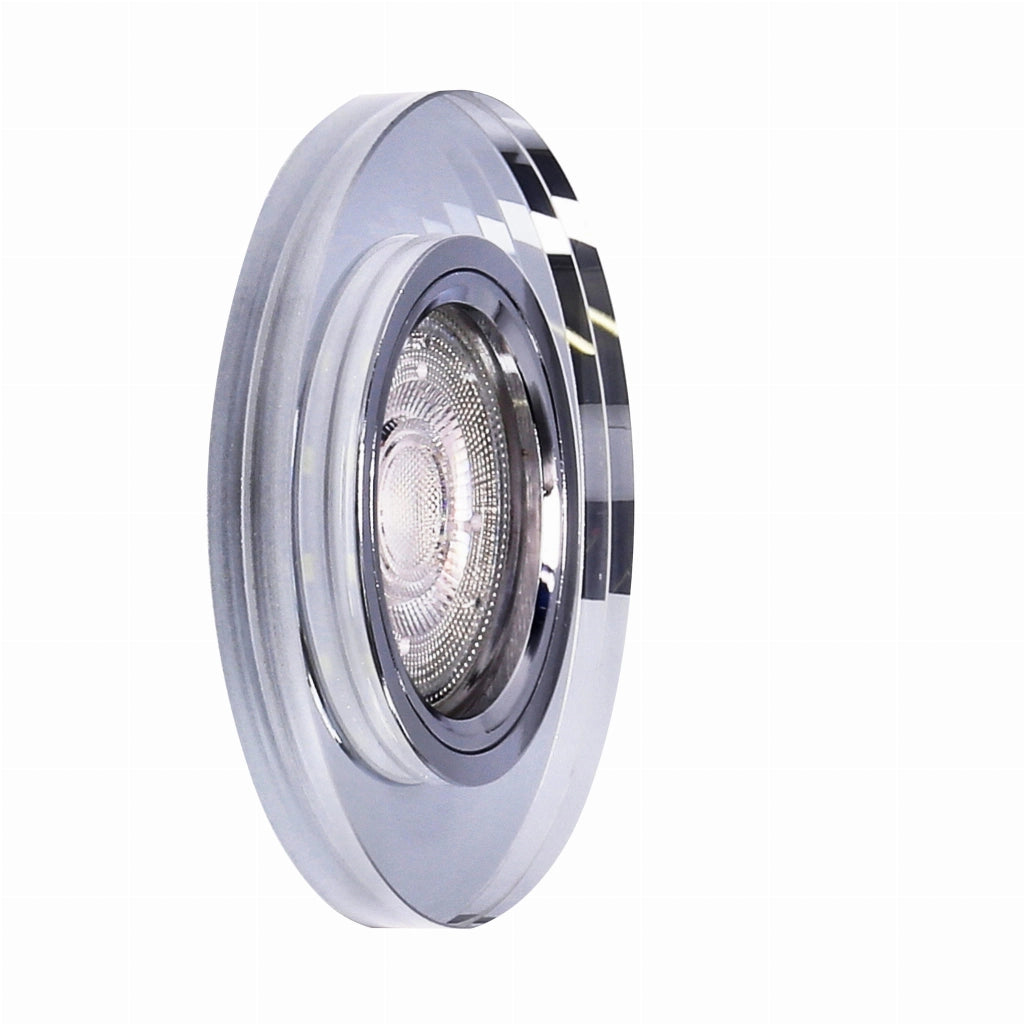 Candellux incasso SS-23 tondo cromo GU10 2 luci LED