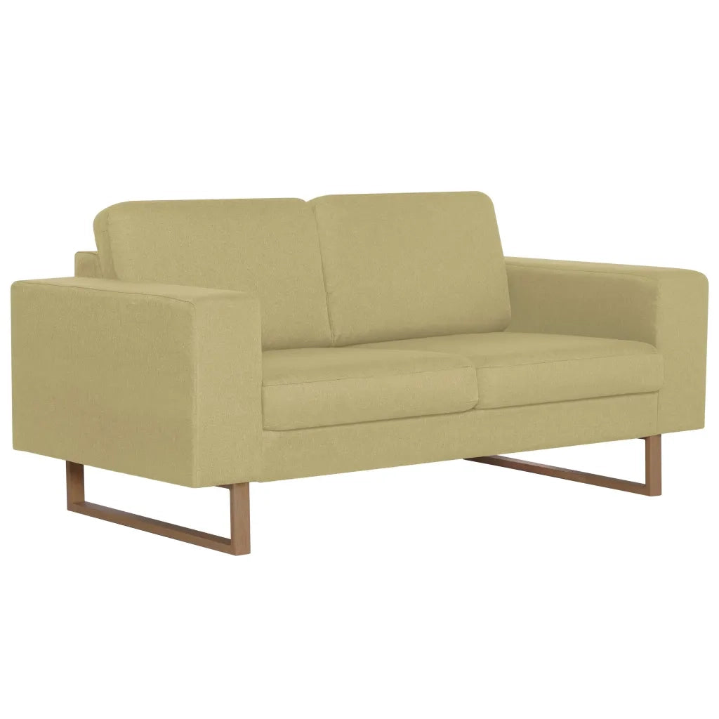 Divano a 2 Posti in Tessuto Verde cod mxl 21141