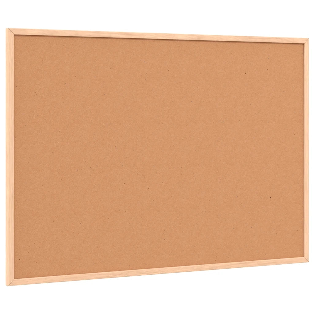 Lavagna con cornice in legno massello di pino nera 80x55 cm 4017413