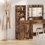 Mobile Alto in Rovere FumÃ¨, 40x41x135 cm, in Legno Ingegnerizzato