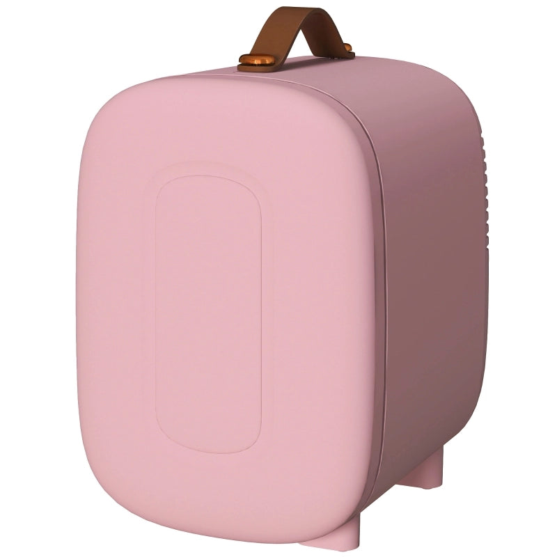 Mini frigorifero/frigoriferino per cosmetici, capacit¨¤ 4 litri, 20,3 x 26,3 x 28 cm, rosa