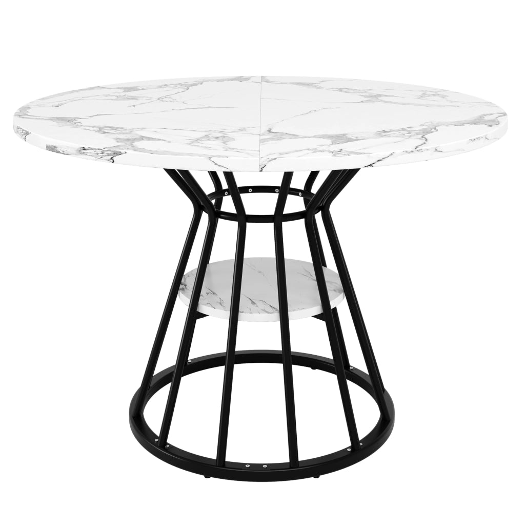 Set da pranzo 5 pezzi con 4 sedie e ripiano portaoggetti in MDF; metallo e velluto nero