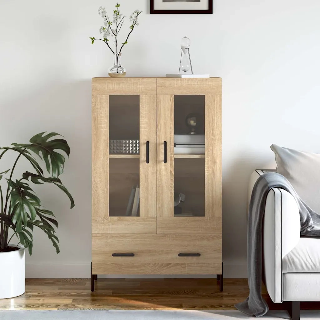 Credenza | Madia | Buffet da pranzo | Armadio da pranzo Rovere Sonoma 69,5x31x115 cm in Legno Multistrato