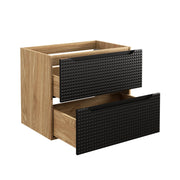 Mobile sottolavabo 70 cm 2 Szuflady Luxor Black 70 x 57 x 46 cm