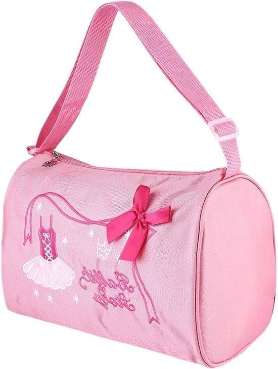 Borsa di Ballo per Bambina - Borsa di Principessa con Tutu e Gonna - Borsa a Spalla con Tasca - Borsa per Ragazze Piccole - Adatta per Ragazze di Età Prescolare - Dimensioni 27.00-16.00-20.00cm.