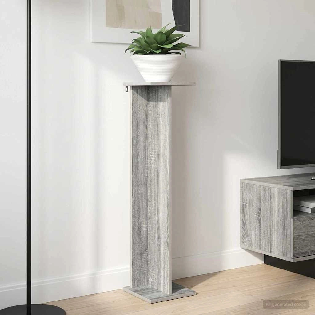 Supporto per piante 2 pz Sonoma grigio 25 x 25,5 x 100,5 cm 899637