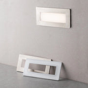 Faretto segnapassi da esterno Con Placchette intercambiabili lampada da muro IP65 LED 5W ad incasso per scatola 506, CCT 3 Tonalità selezionabile luce fredda Luce calda Luce Naturale