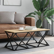 Tavolino da Salotto-Tavolino da soggiorno-Tavolo Rovere Sonoma 100x49x40cm Legno Multistrato