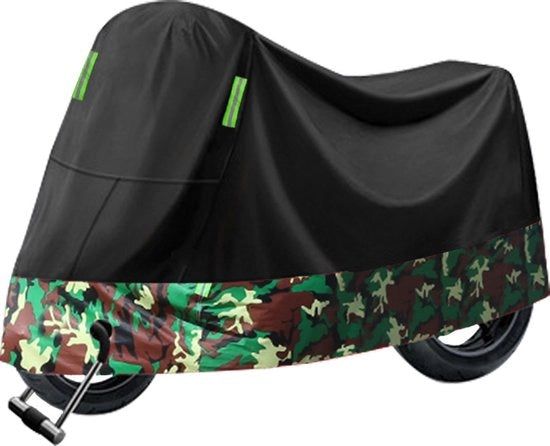 Cappotto per scooter e moto - 295*110*140 cm - con parabrezza - Cappotto scooter - Impermeabile all'aperto - Universale per tutti i scooter e le moto - Impermeabile Oxford - Adatto per dentro e fuori - Idrorepellente
