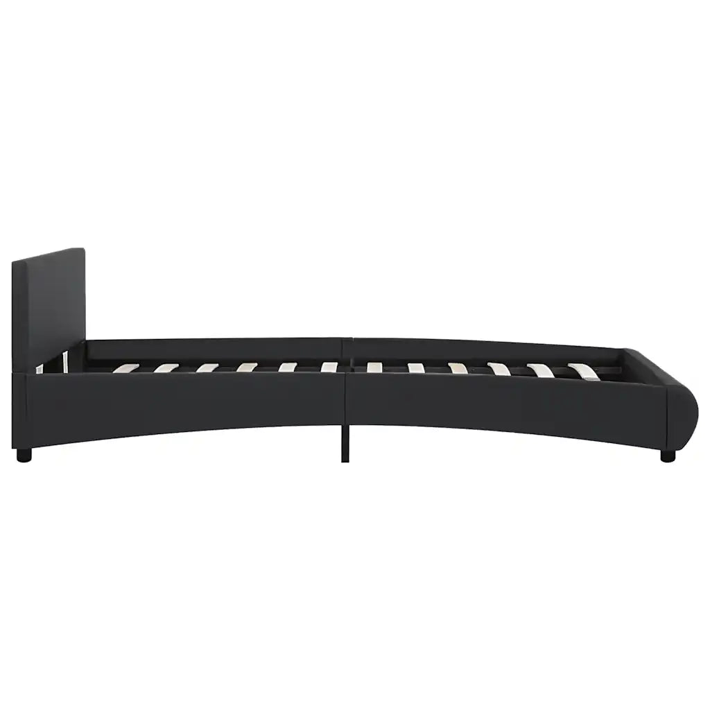 Giroletto con LED Nero in Similpelle 120x200 cm