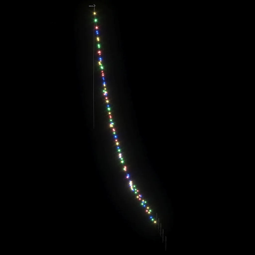 Albero di Natale LED con picchetti per il terreno 306 cm