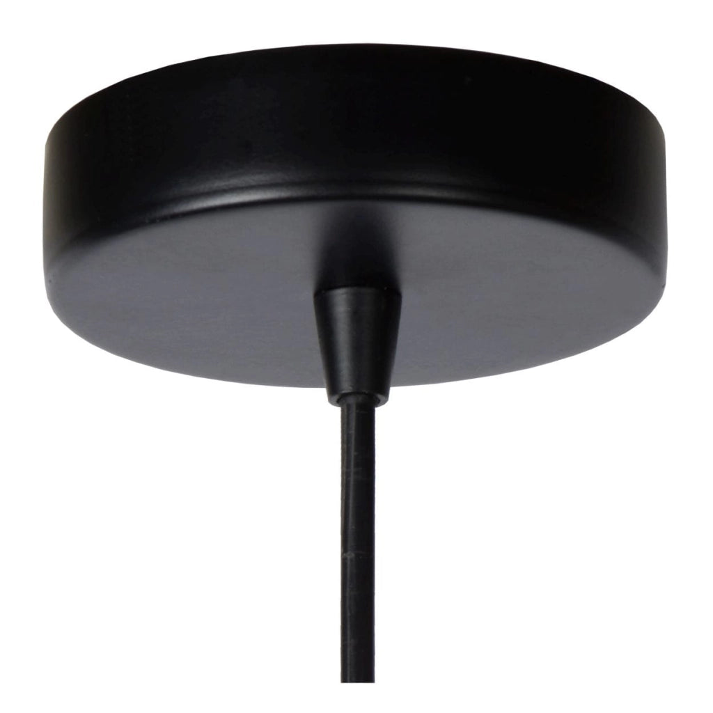 Lampada a sospensione Lucide Ruben nero/oro E27 Ø22