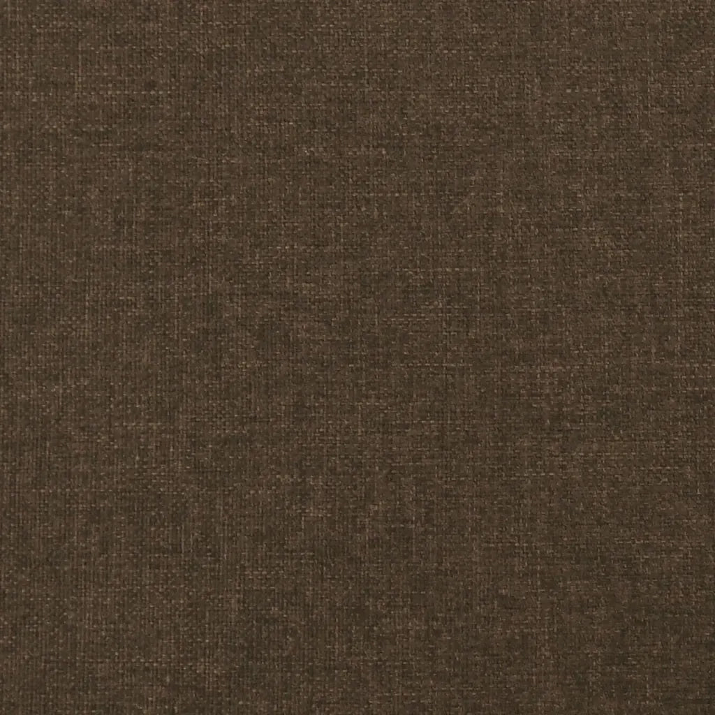 Giroletto a Molle con Materasso Marrone Scuro 120x190cm Tessuto 3269782