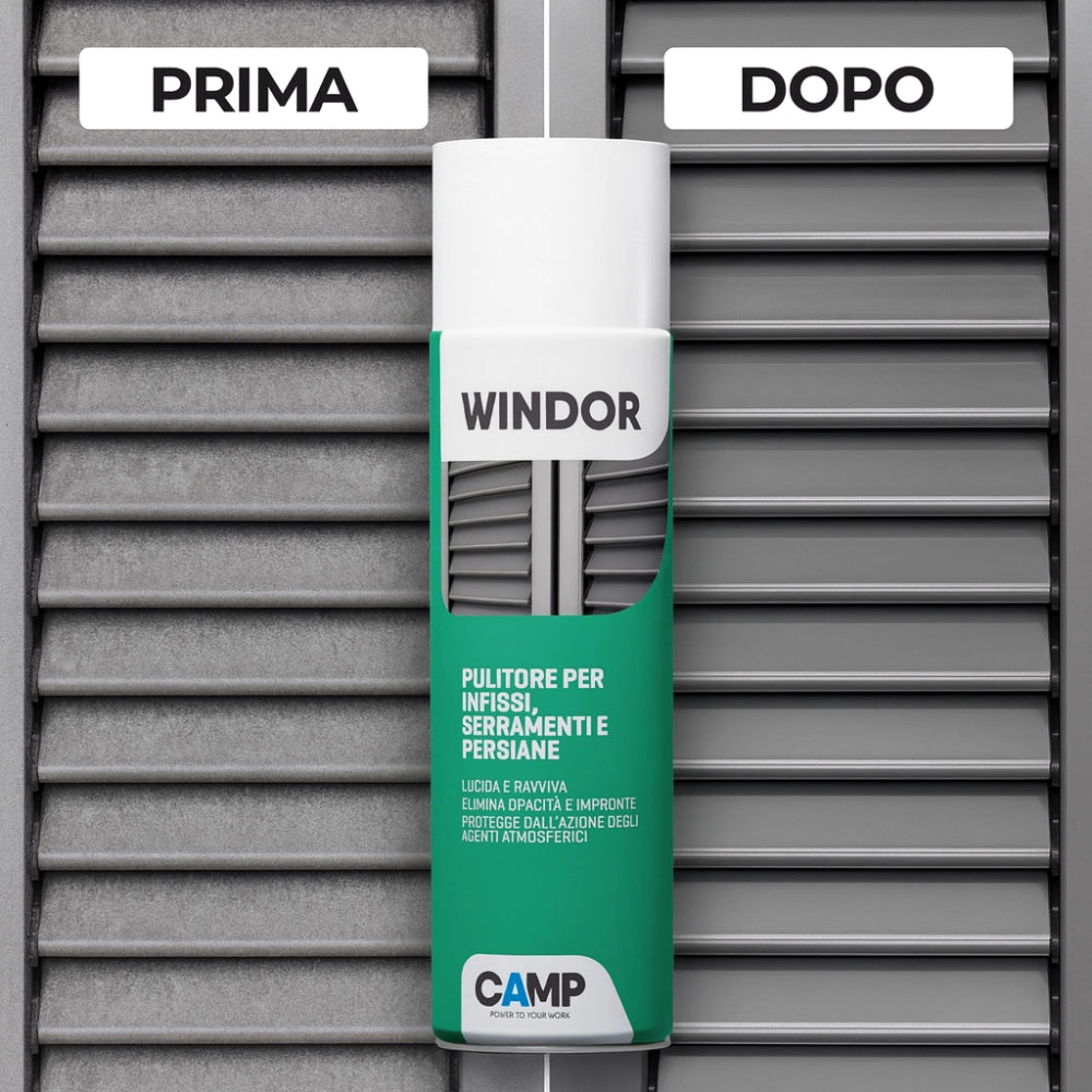 Windor spray lucida e ravviva infissi e serramenti 500 ml 6 pezzi