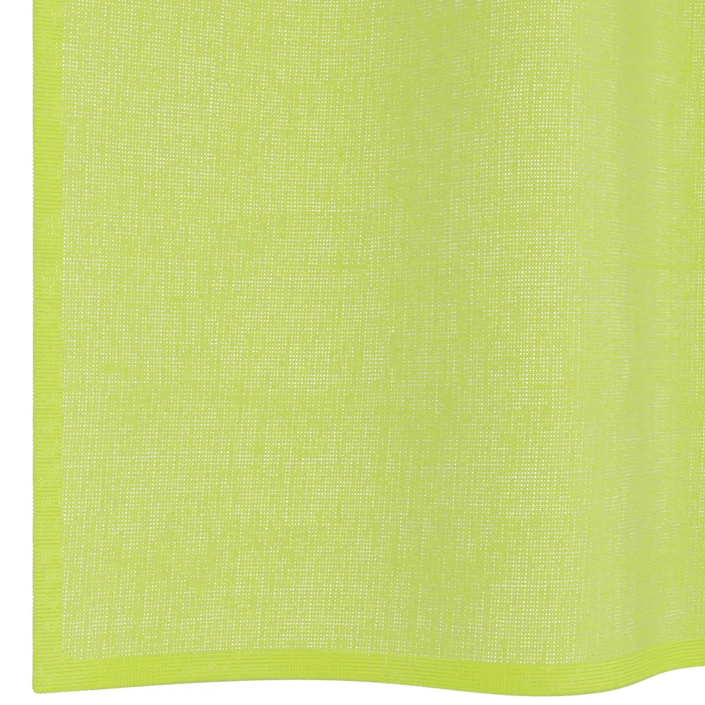Tende in Voile con Linguetta 2 pz Verde Mela 4102254