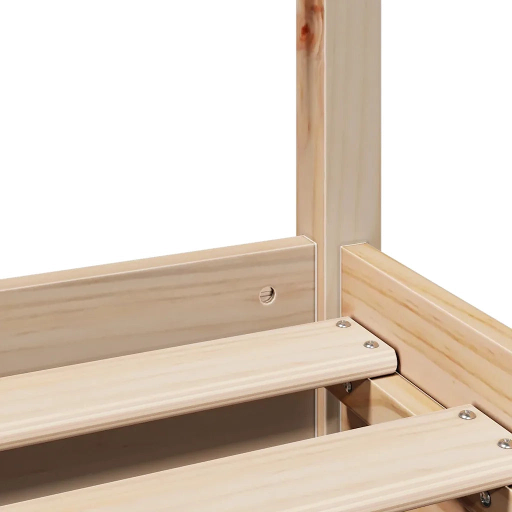 vidaXL Letto senza Materasso 120x190 cm in Legno Massello di Pino