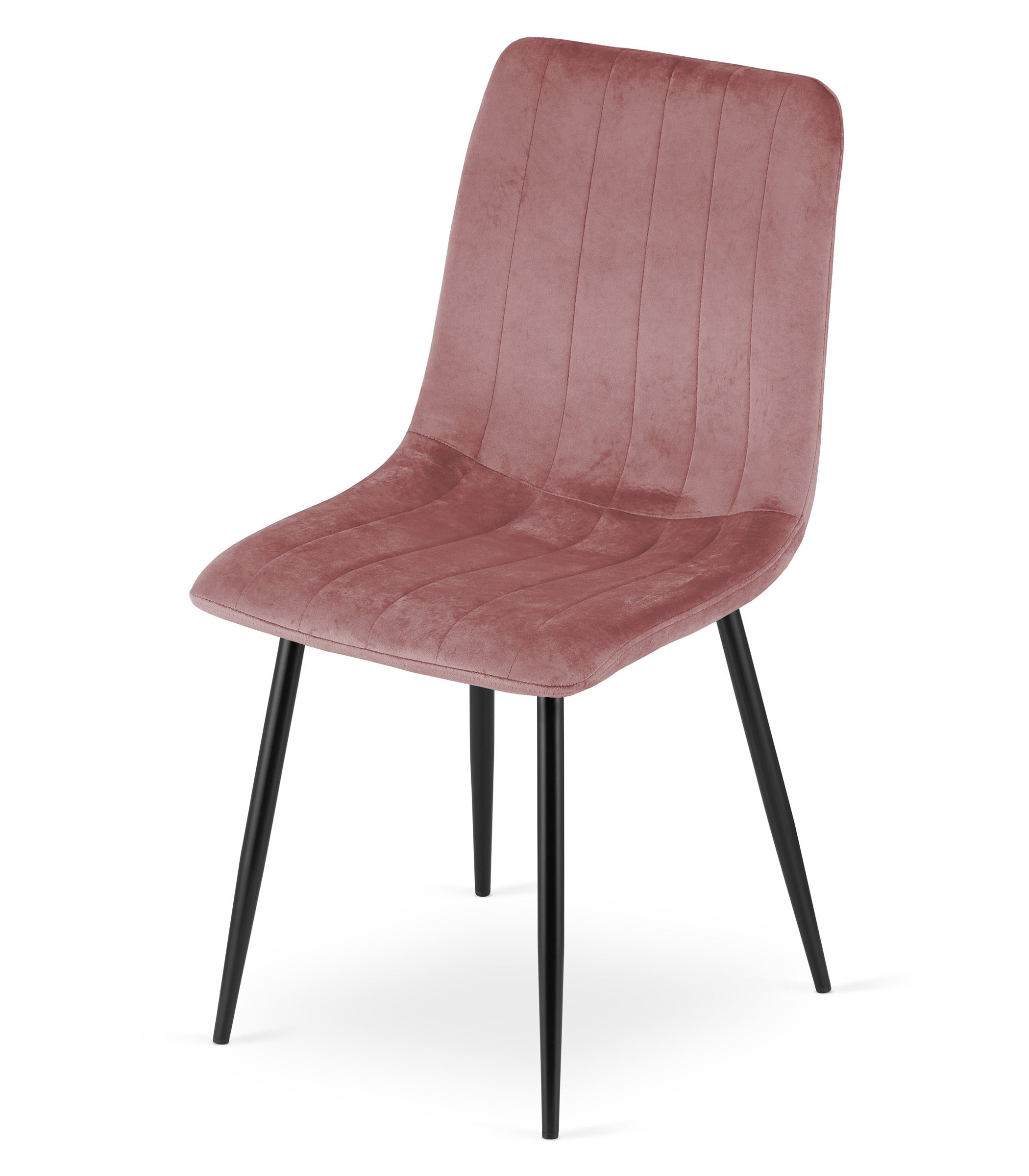 Sedia VALORA JEWA - Elegante rivestimento in velluto rosa per soggiorno, cucina, sala da pranzo CODICE 4080