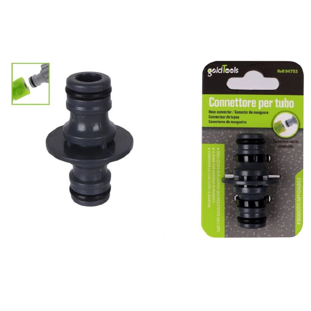 Trade Shop - Adattatore A 2 Vie Per Tubi Con Innesto Rapido Universale Connettore In Abs 94753 -