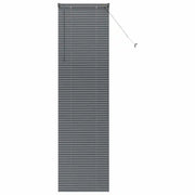 Tendaggi a Veneziana | Tenda a lamelle Grigio scuro 220 x 60 cm Alluminio