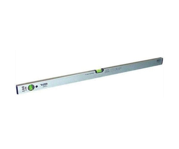 Triuso 1006324 Livello in Alluminio con 2 Fialde 1500 mm colore Nero