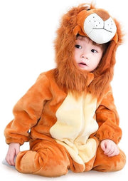 Costume di leone per bambini 73-100 cm con criniera.