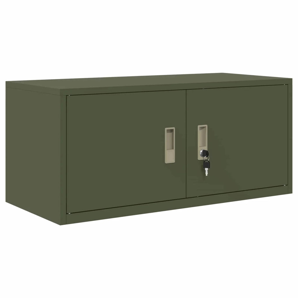 Armadio Verde oliva 90 x 40 x 40 cm Acciaio 891632
