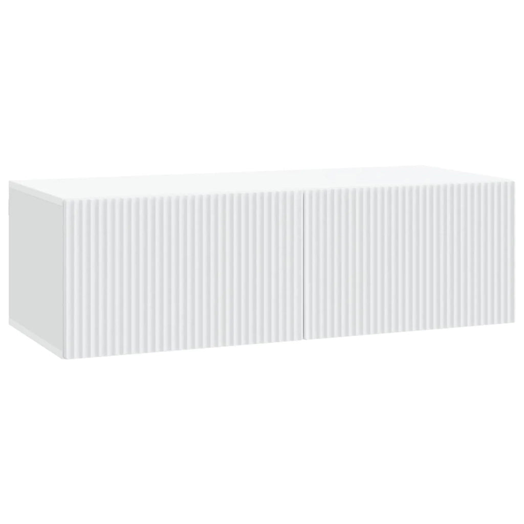 Mobile Porta TV da Muro Bianco 98 x 41 x 30 cm 898525