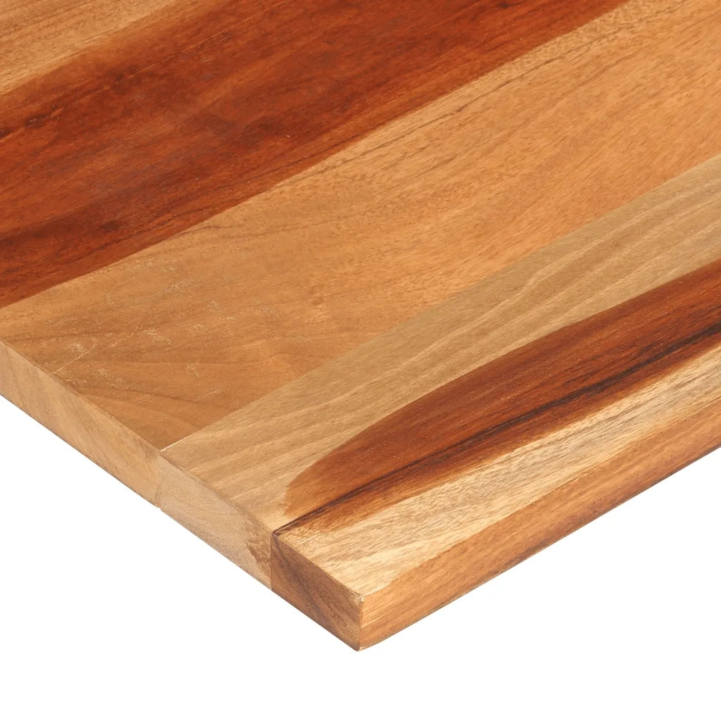 Piano del Tavolo 120x60x(2,5-2,7) cm Legno Massello di Acacia 327514