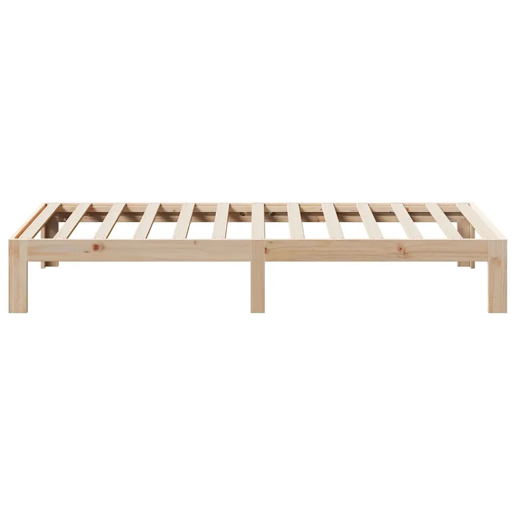 vidaXL Giroletto senza Materasso 90x200 cm in Legno Massello di Pino