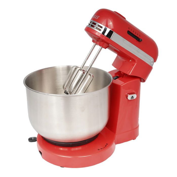 SOGO Robot da Cucina Impastatrice – 3,5L, 350W, 5 Velocità, Acciaio Inox, Accessori Inclusi