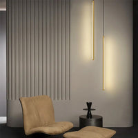 Lampada Da Soffitto Led App1414-c Gold 100cm