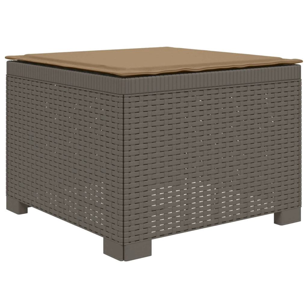 Divano da giardino 3 posti con cuscini in look rattan PP 8011902