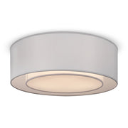Maytoni Plafoniera Moderna Bergamo 3 luci E27 Cromo Metallo Tessuto