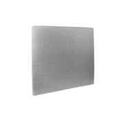 Testiera in tessuto bouclé grigio liscio L180 cm