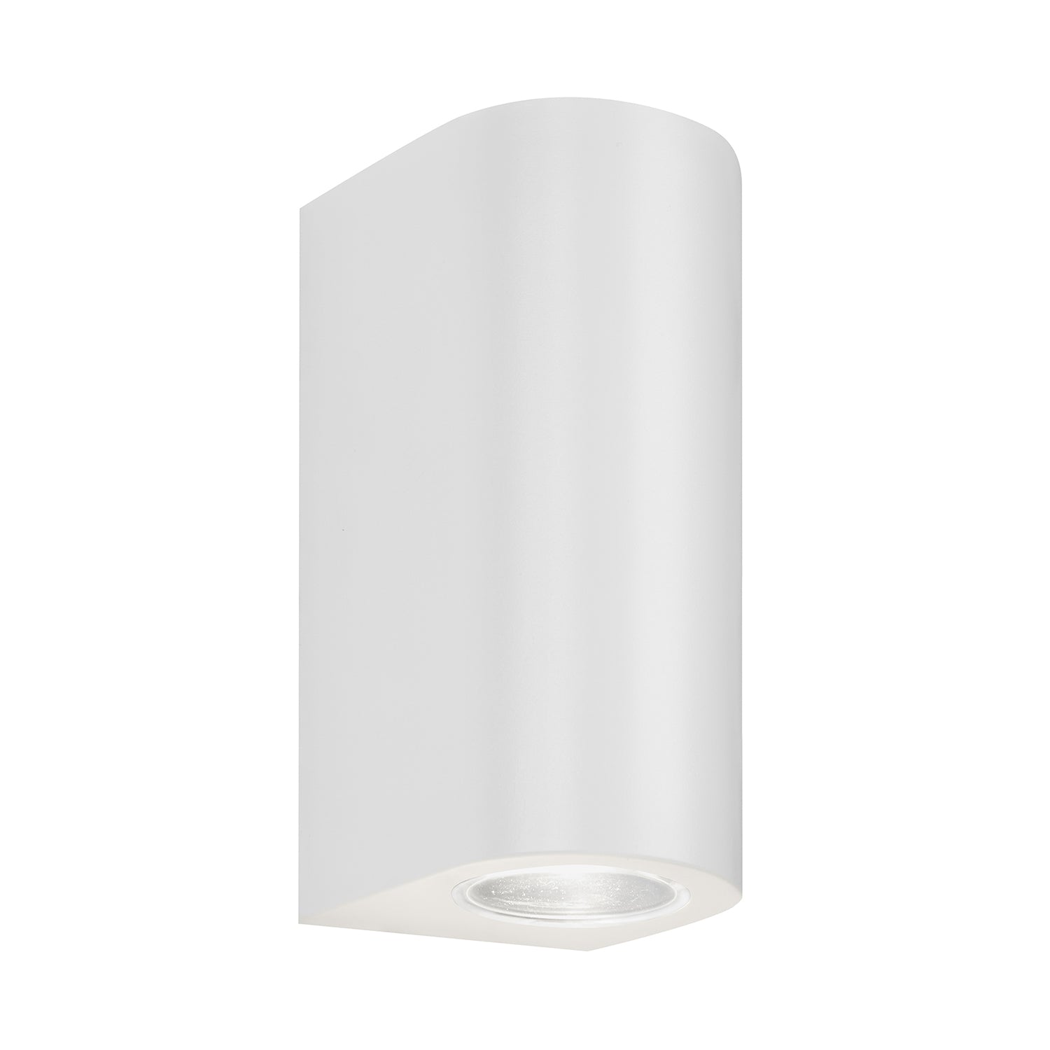 Applique Esterno Moderno Lille Metallo Bianco 1 Luce Gu10