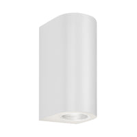 Applique Esterno Moderno Lille Metallo Bianco 1 Luce Gu10